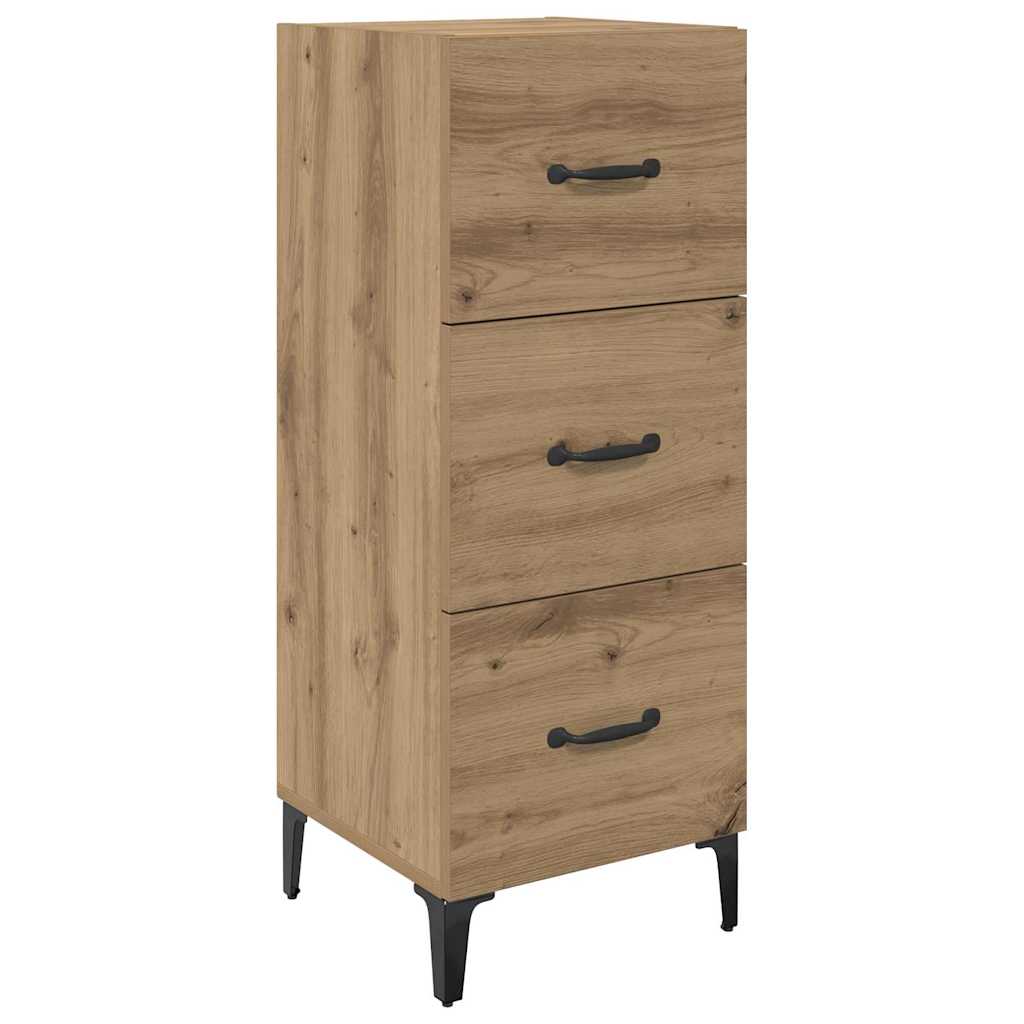 Sideboard Artisan Egetræ 34,5 x 34 x 90 cm Konstrueret træ