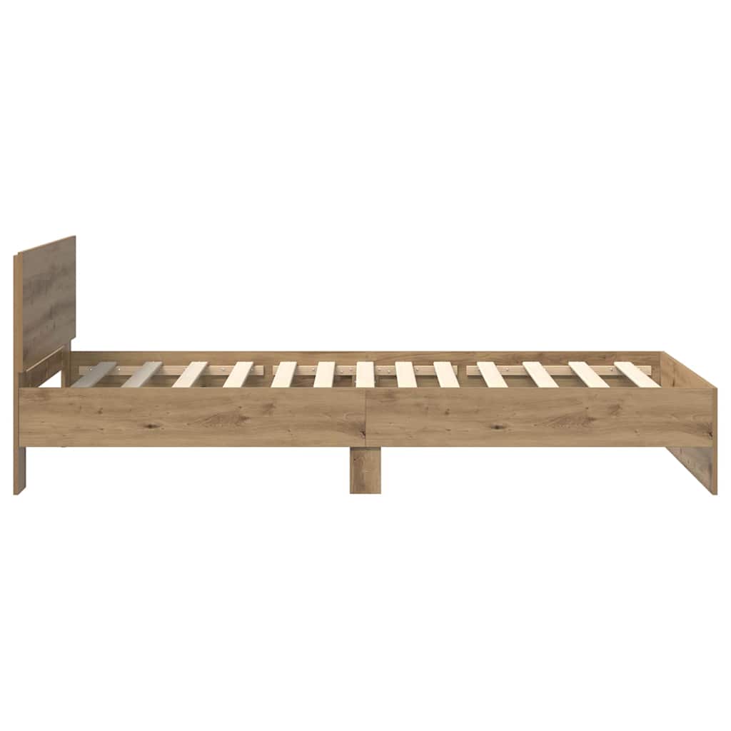 Sengestel Artisan Egetræ 90 x 190 cm Konstrueret træ