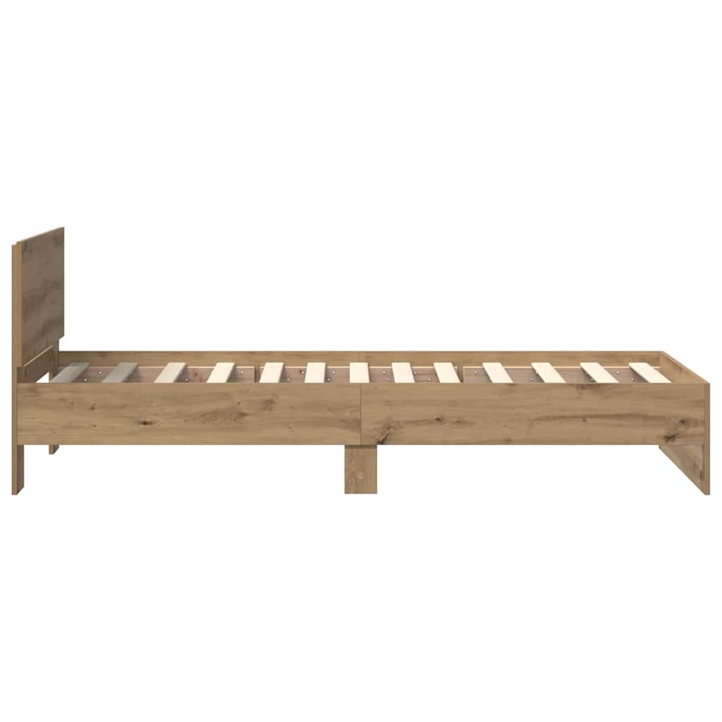Sengestel Artisan Egetræ 75 x 190 cm Konstrueret træ