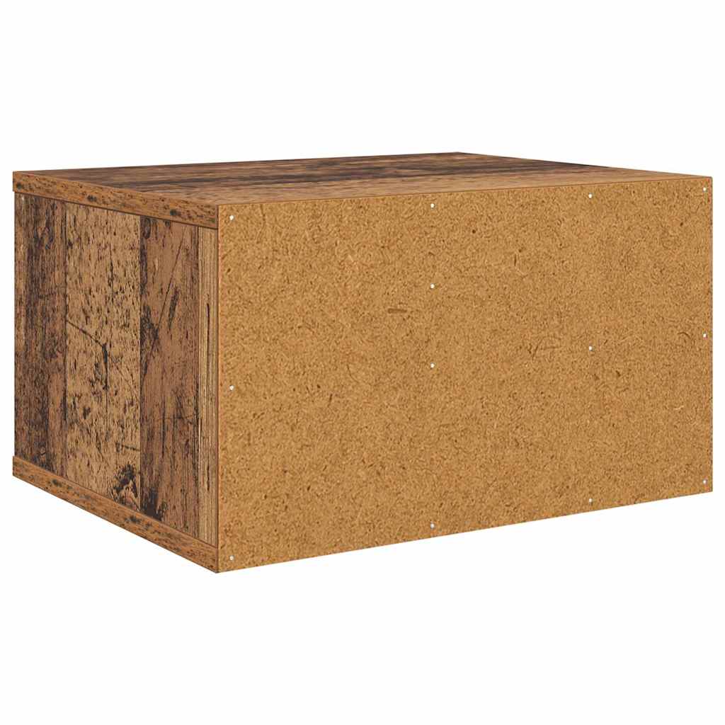 Printerstand Gammelt træ 40 x 32 x 24 cm Konstrueret træ