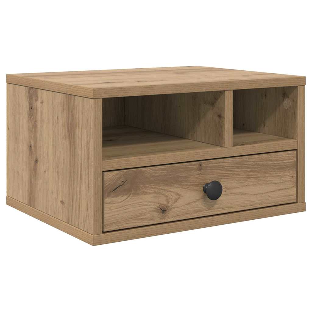 Printerstand Artisan Egetræ 40 x 32 x 24 cm Konstrueret træ