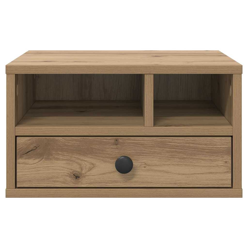 Printerstand Artisan Egetræ 40 x 32 x 24 cm Konstrueret træ