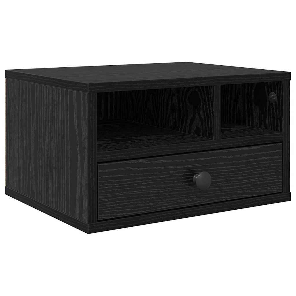 Printerstand Sort eg 40 x 32 x 24 cm Konstrueret træ