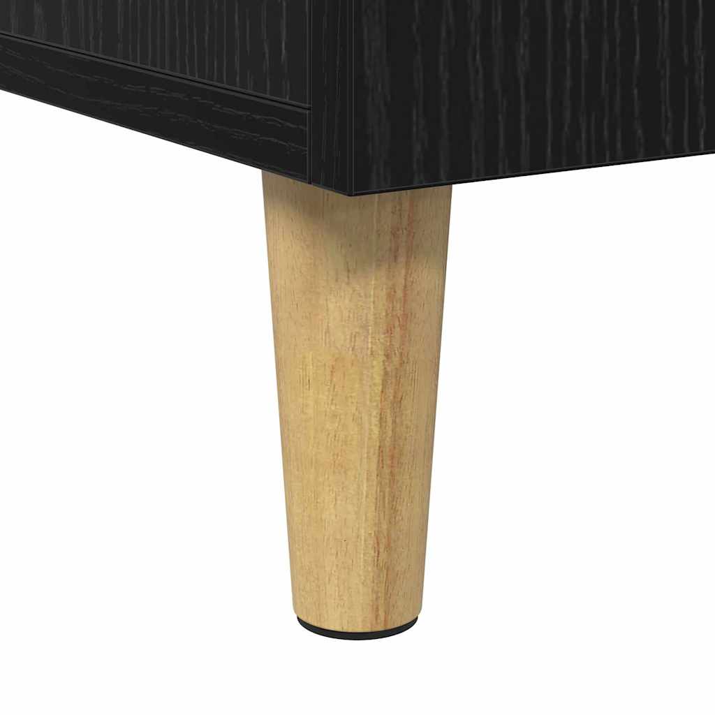 Bord Sort eg Konstrueret træ 140 x 50 x 75 cm