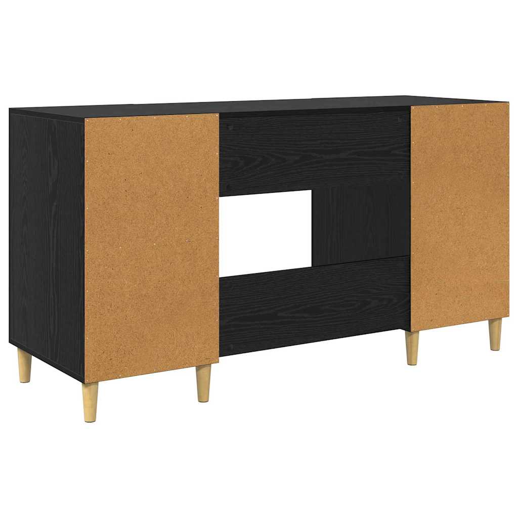 Bord Sort eg Konstrueret træ 140 x 50 x 75 cm