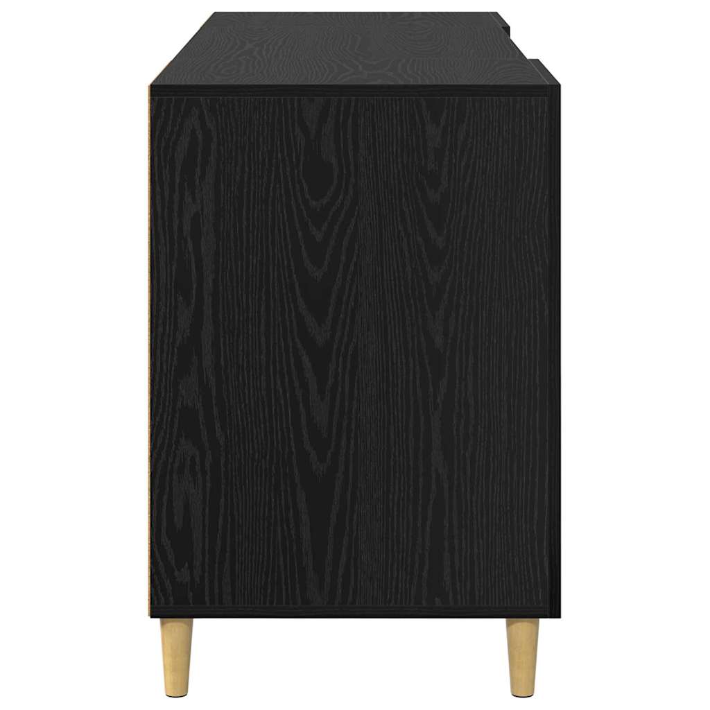 Bord Sort eg Konstrueret træ 140 x 50 x 75 cm