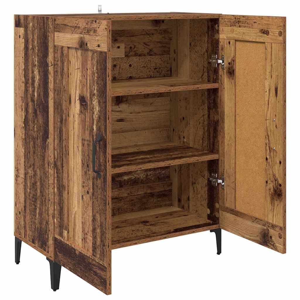 Sideboard Gammelt træ 69,5 x 34 x 90 cm Konstrueret træ
