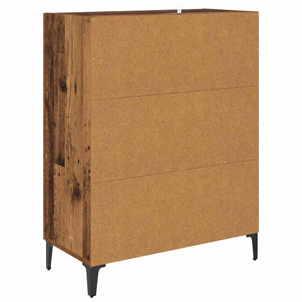 Sideboard Gammelt træ 69,5 x 34 x 90 cm Konstrueret træ