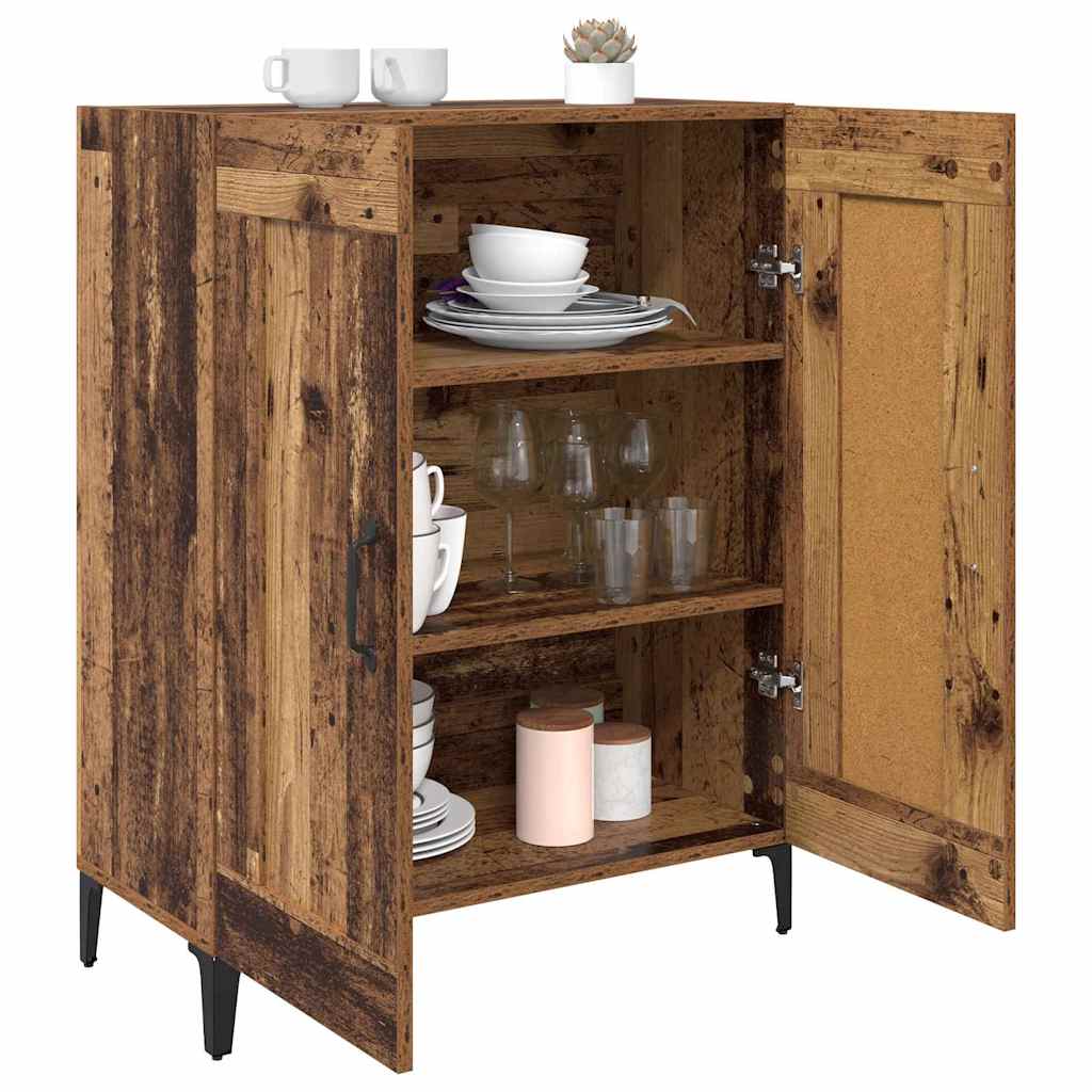 Sideboard Gammelt træ 69,5 x 34 x 90 cm Konstrueret træ