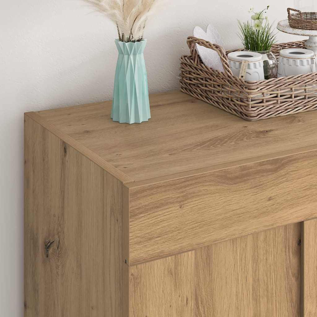 Sideboard Artisan Egetræ 69,5 x 34 x 90 cm Konstrueret træ