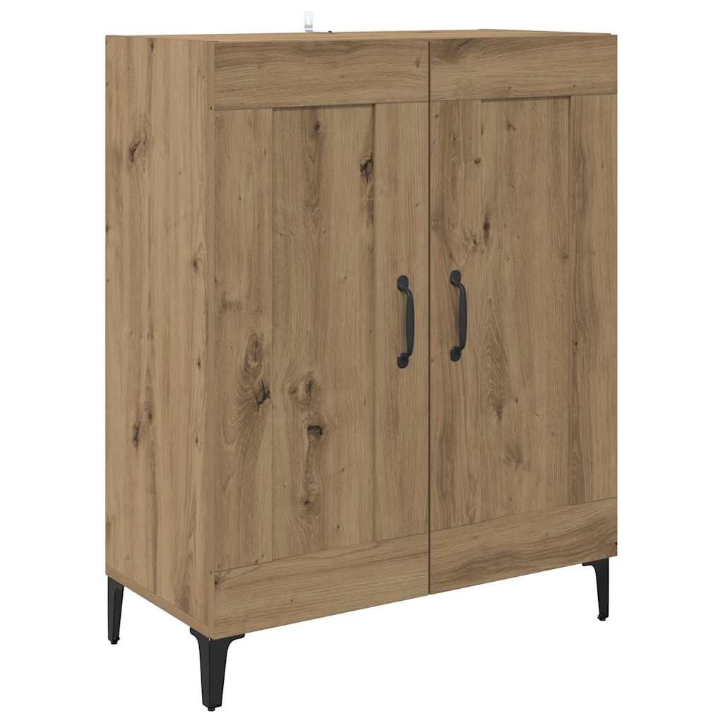 Sideboard Artisan Egetræ 69,5 x 34 x 90 cm Konstrueret træ