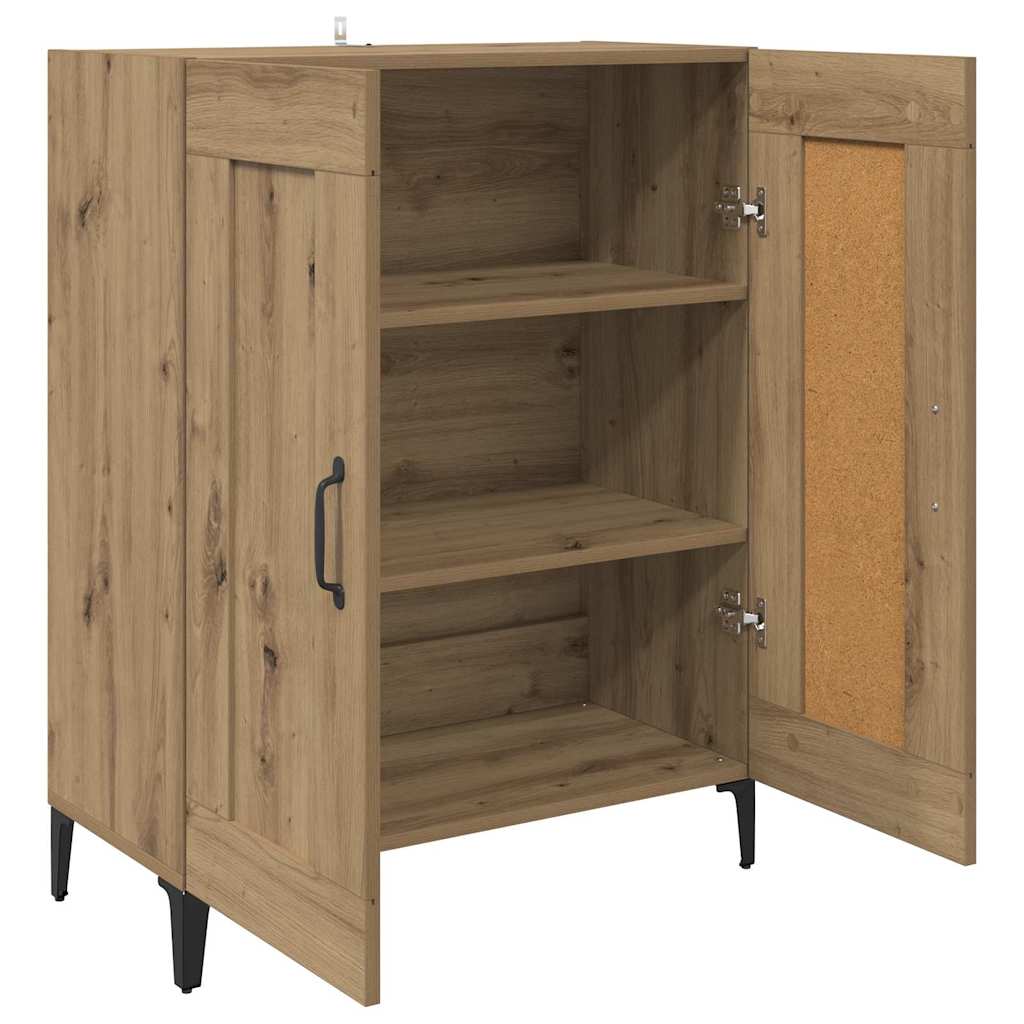 Sideboard Artisan Egetræ 69,5 x 34 x 90 cm Konstrueret træ