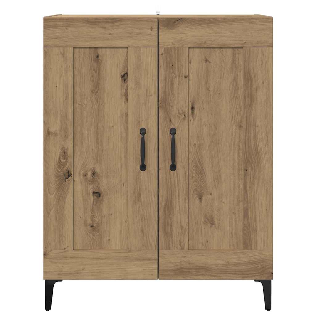 Sideboard Artisan Egetræ 69,5 x 34 x 90 cm Konstrueret træ