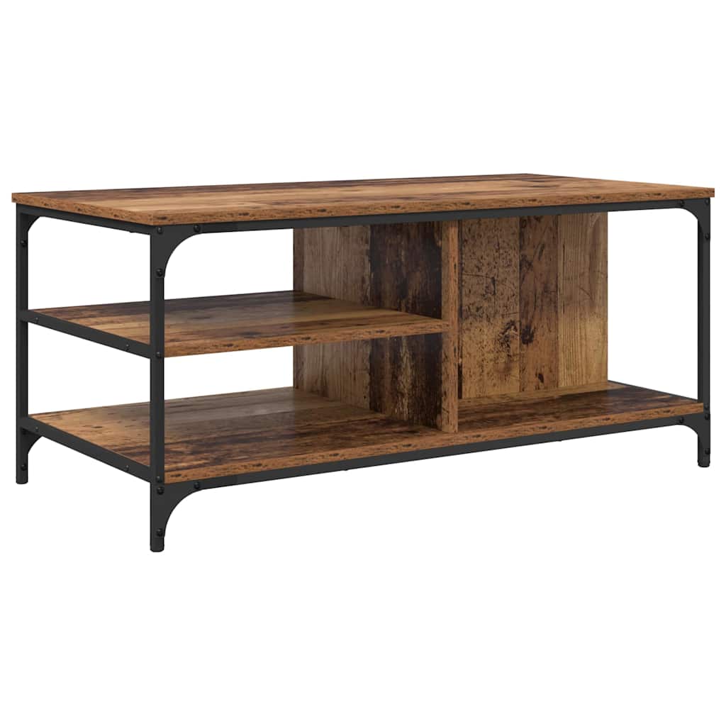 Sofabord Gammelt træ 100 x 50 x 45 cm Konstrueret træ