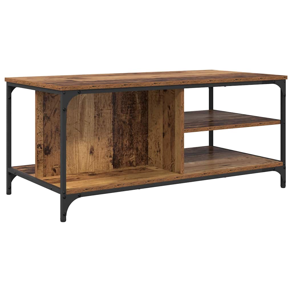 Sofabord Gammelt træ 100 x 50 x 45 cm Konstrueret træ