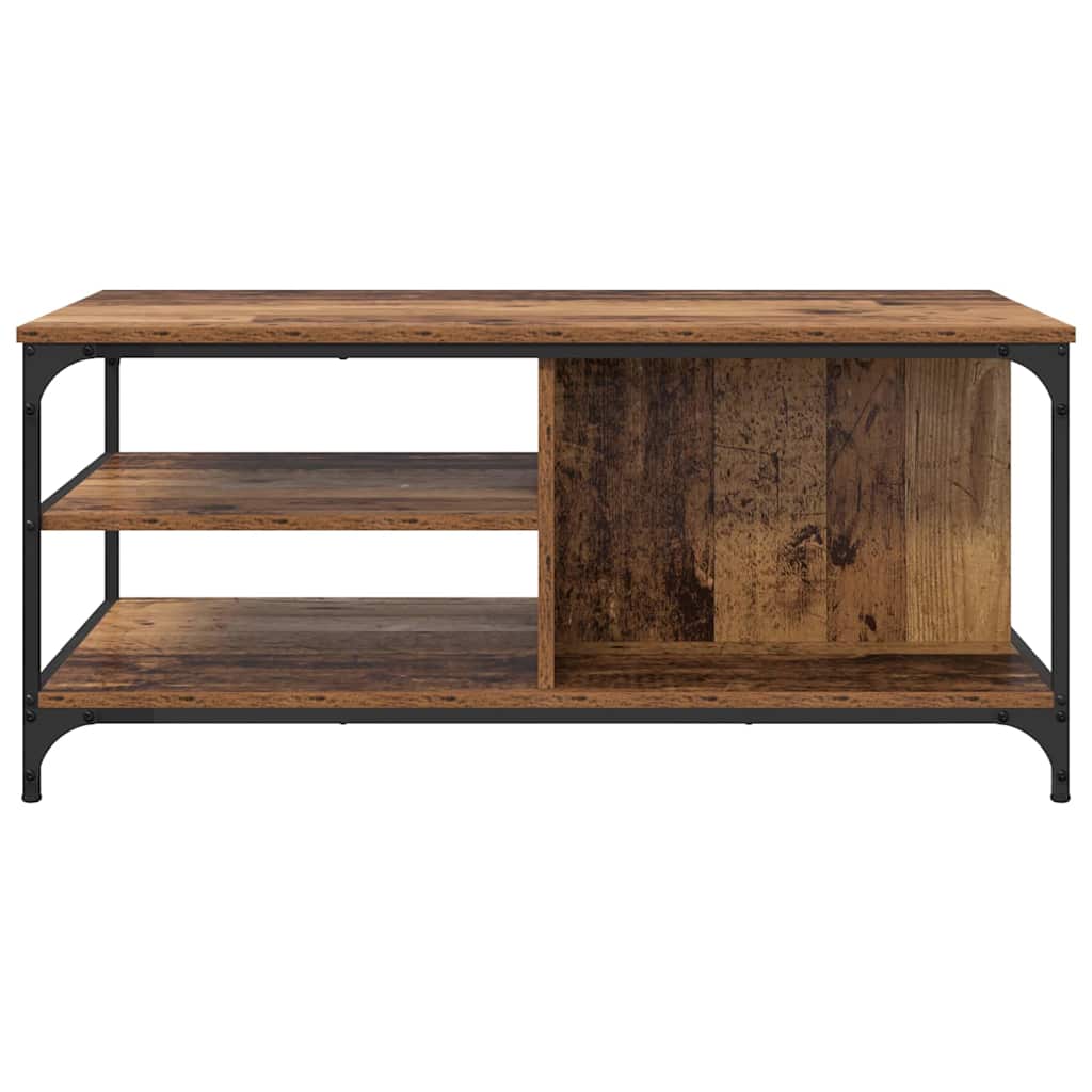 Sofabord Gammelt træ 100 x 50 x 45 cm Konstrueret træ