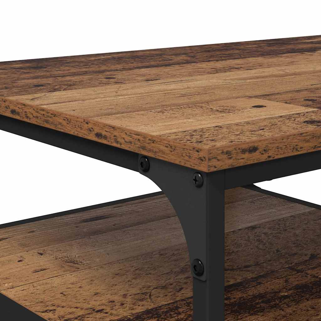 Sofabord Gammelt træ 90 x 49 x 40 cm Konstrueret træ