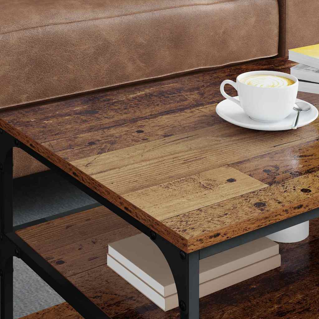 Sofabord Gammelt træ 90 x 49 x 40 cm Konstrueret træ