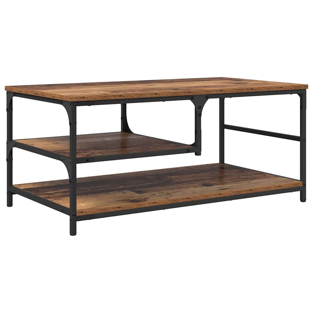 Sofabord Gammelt træ 90 x 49 x 40 cm Konstrueret træ