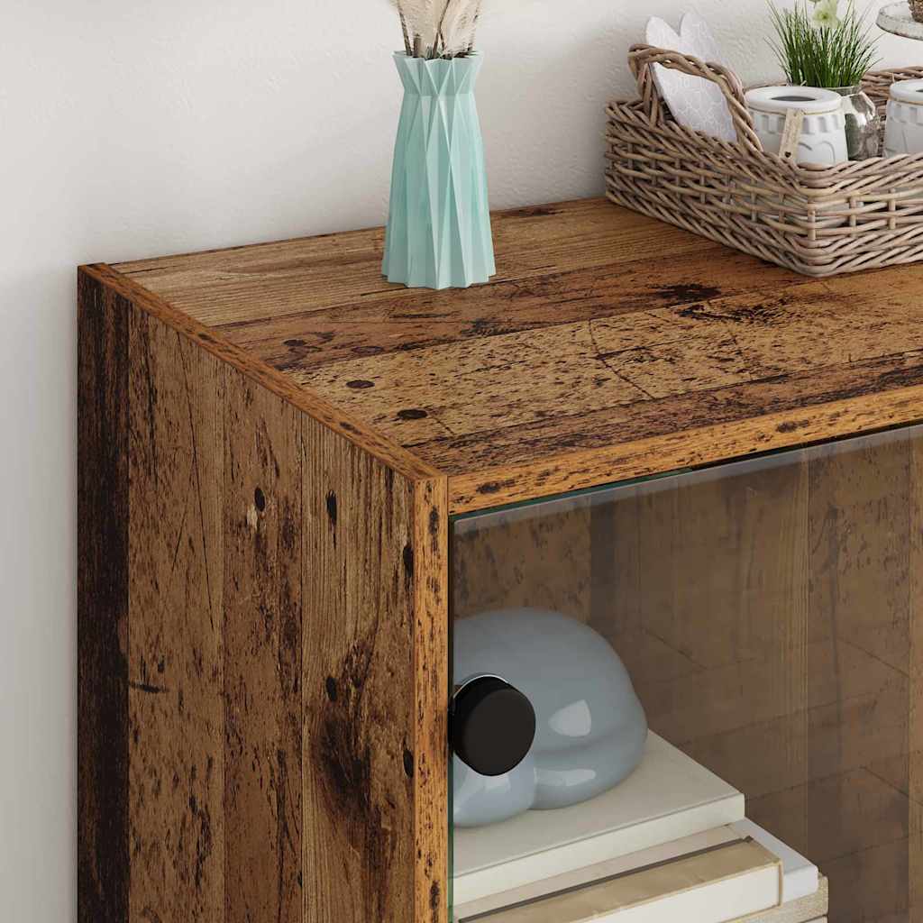 Sideskab Gammelt træ 68 x 37 x 75,5 cm Konstrueret træ
