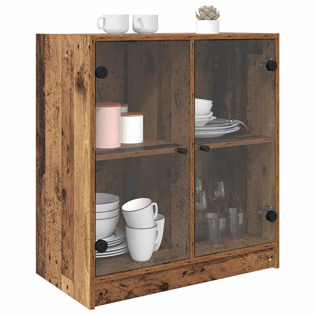 Sideskab Gammelt træ 68 x 37 x 75,5 cm Konstrueret træ