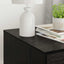 Kattekasse indhegning Sort eg 47 x 59 x 42 cm Konstrueret træ