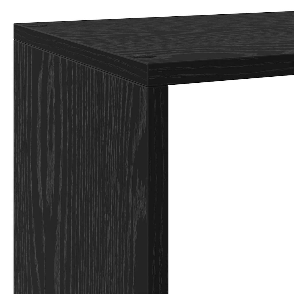 Rumdivider boghylde 143,5 x 29 x 143,5 cm Konstrueret træ