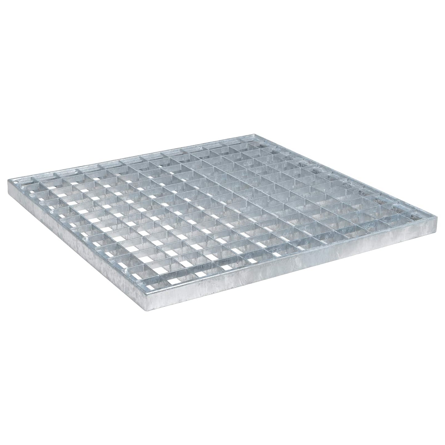 Gitter Sølv 40 x 40 x 2 cm Hot-Dip Galvaniseret Stål