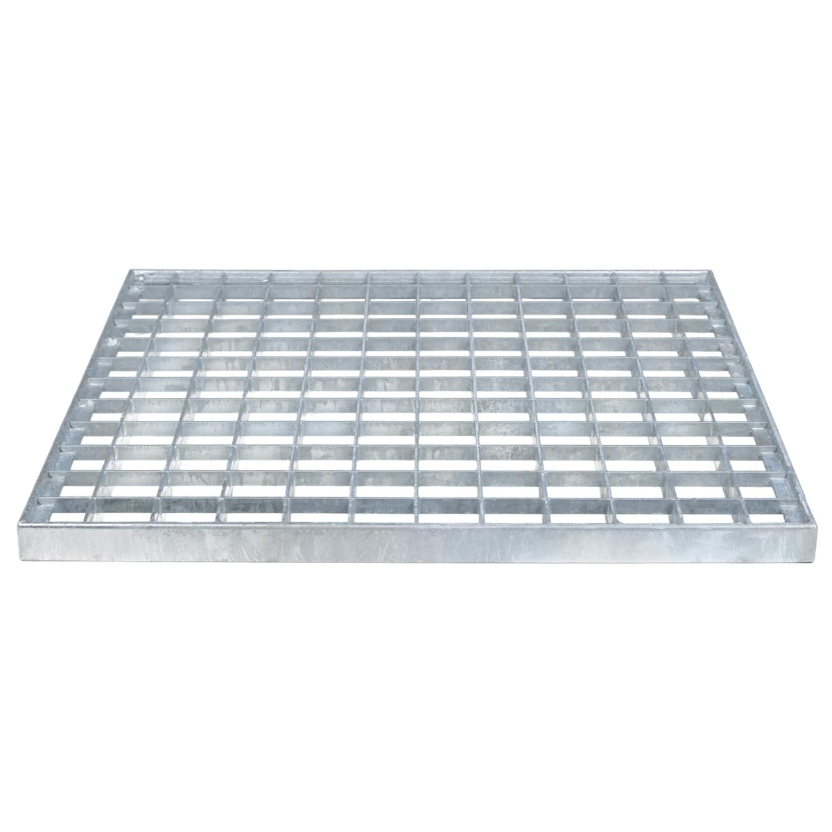 Gitter Sølv 40 x 40 x 2 cm Hot-Dip Galvaniseret Stål