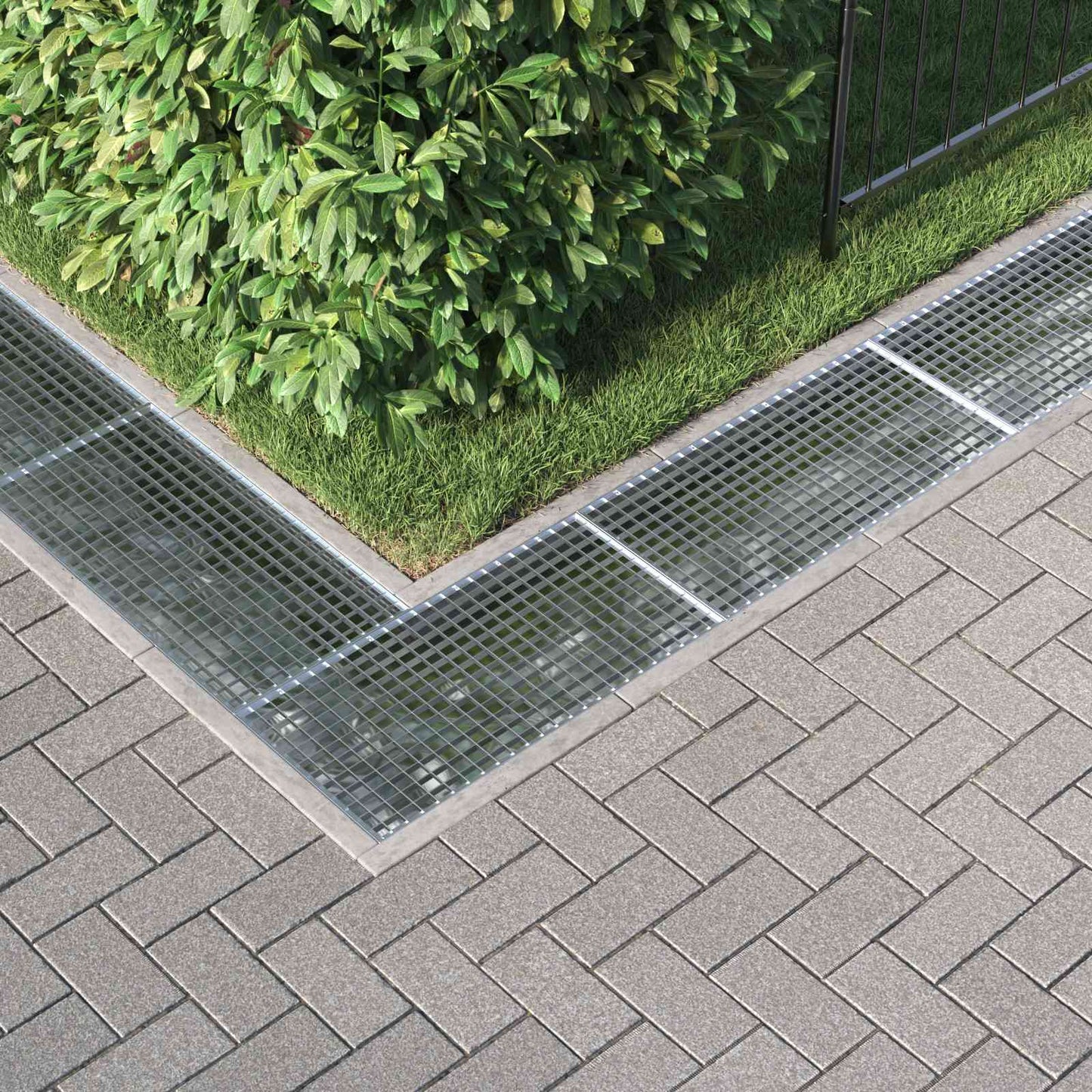 Gitter Sølv 80 x 40 x 2 cm Hot-Dip Galvaniseret Stål