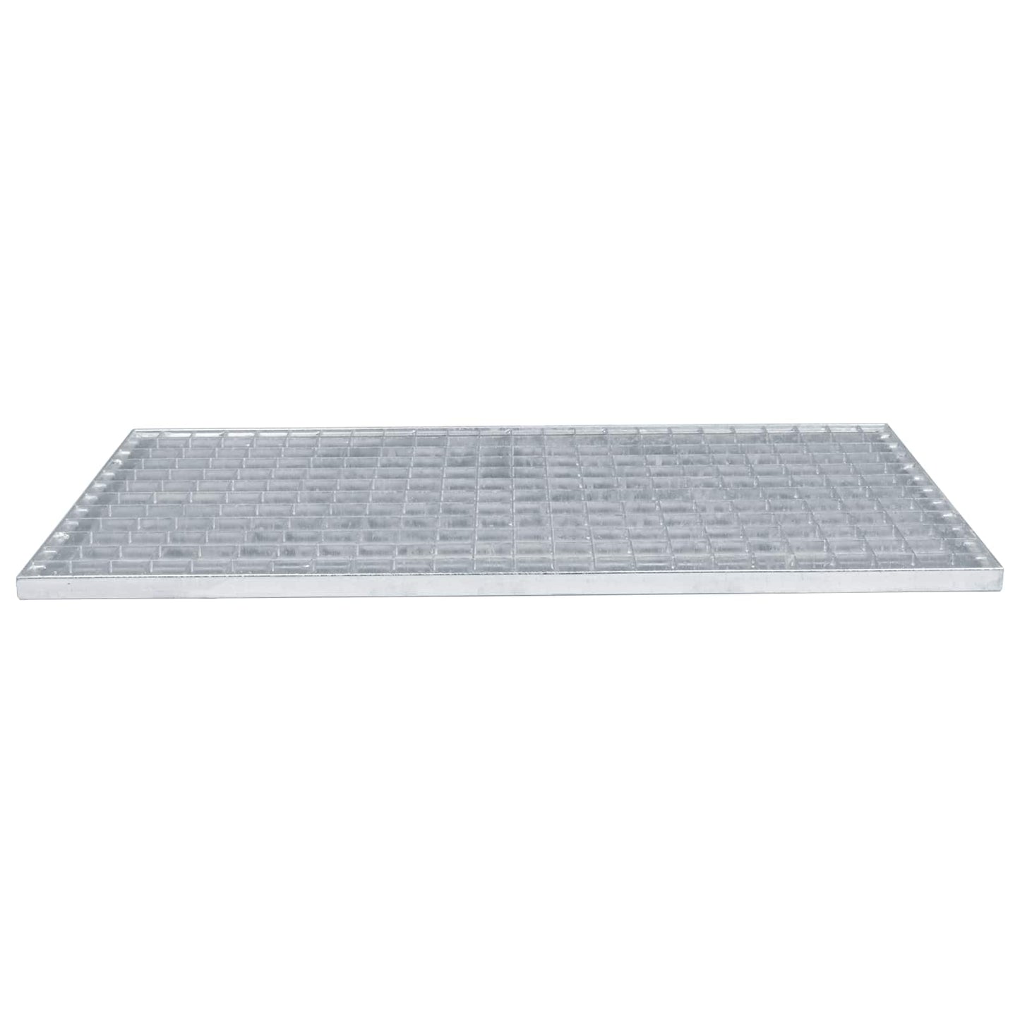 Gitter Sølv 80 x 40 x 2 cm Hot-Dip Galvaniseret Stål