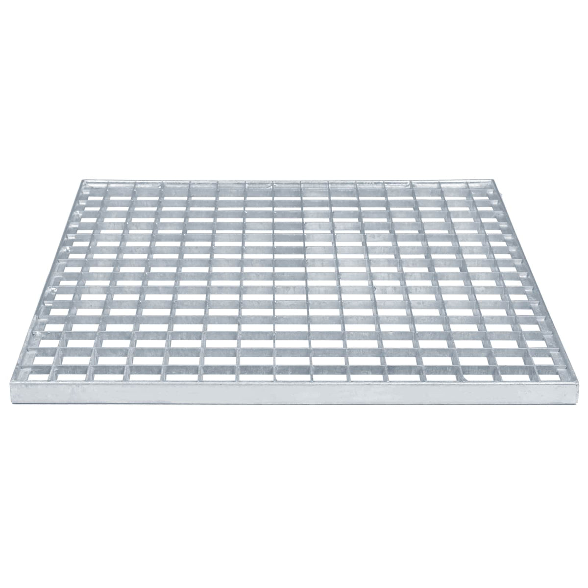 Gitter Sølv 50 x 50 x 2 cm Hot-Dip Galvaniseret Stål