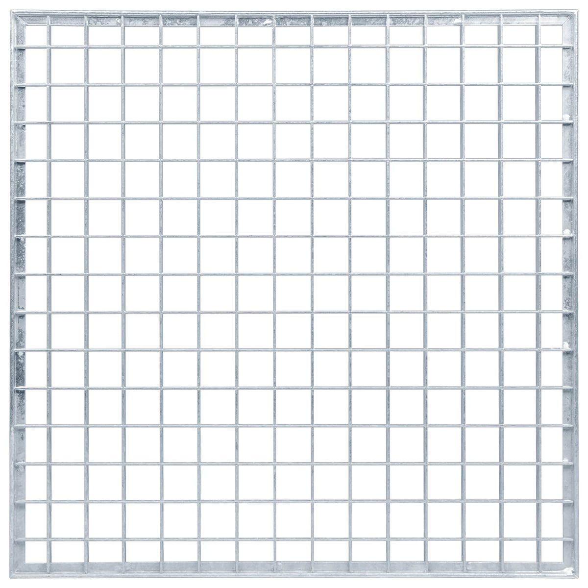 Gitter Sølv 50 x 50 x 2 cm Hot-Dip Galvaniseret Stål