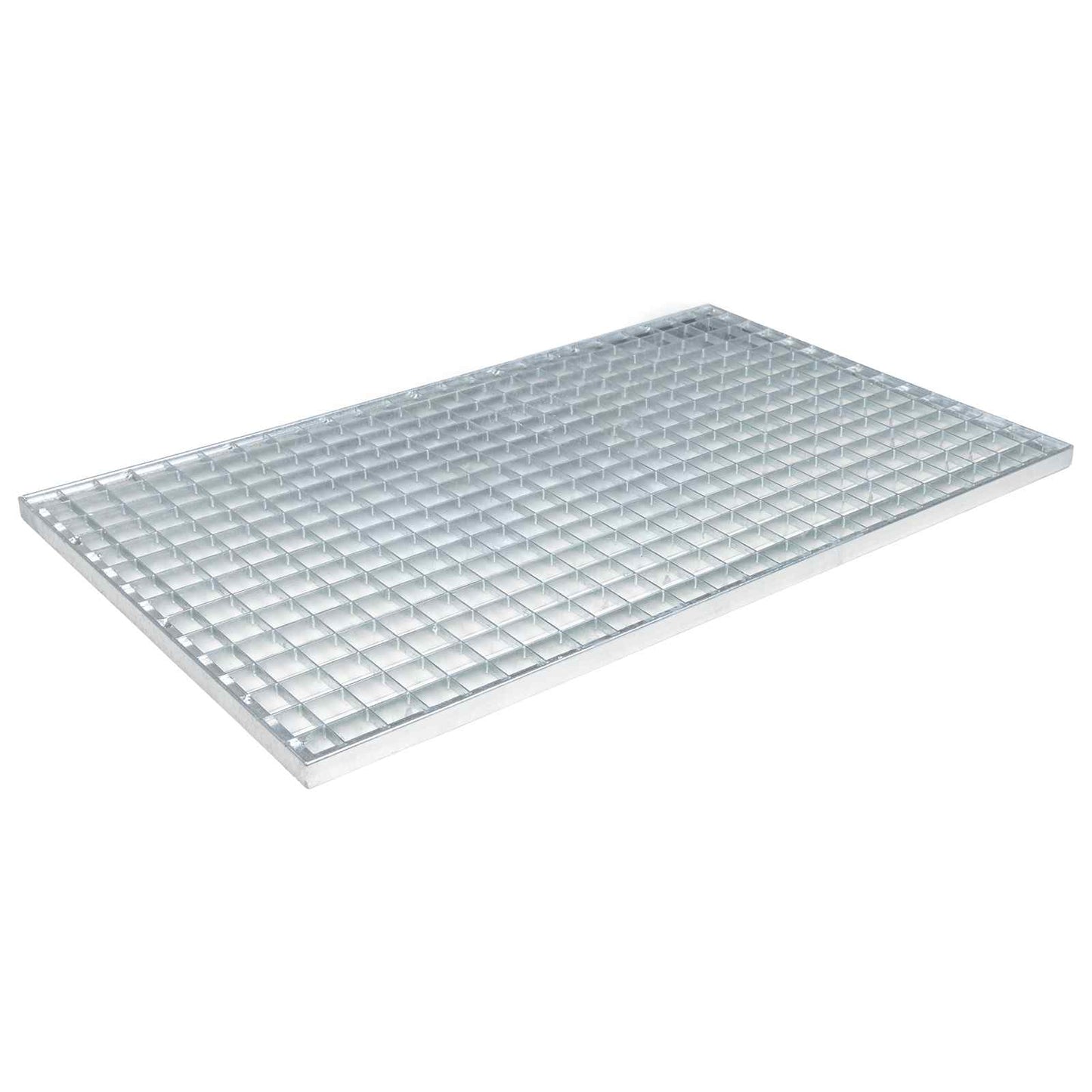 Gitter Sølv 80 x 50 x 2 cm Hot-Dip Galvaniseret Stål