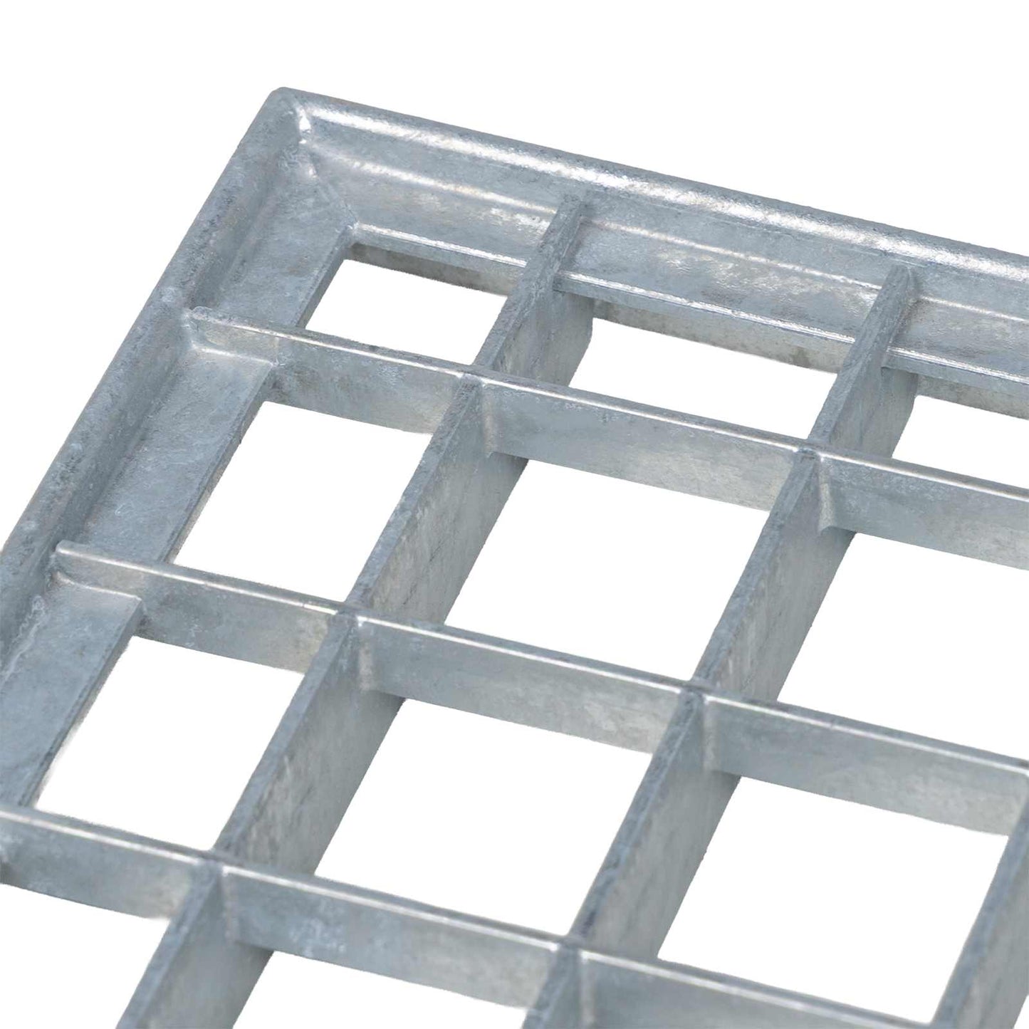 Gitter Sølv 100 x 60 x 2 cm Hot-Dip Galvaniseret Stål