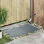 Gitter Sølv 100 x 60 x 2 cm Hot-Dip Galvaniseret Stål