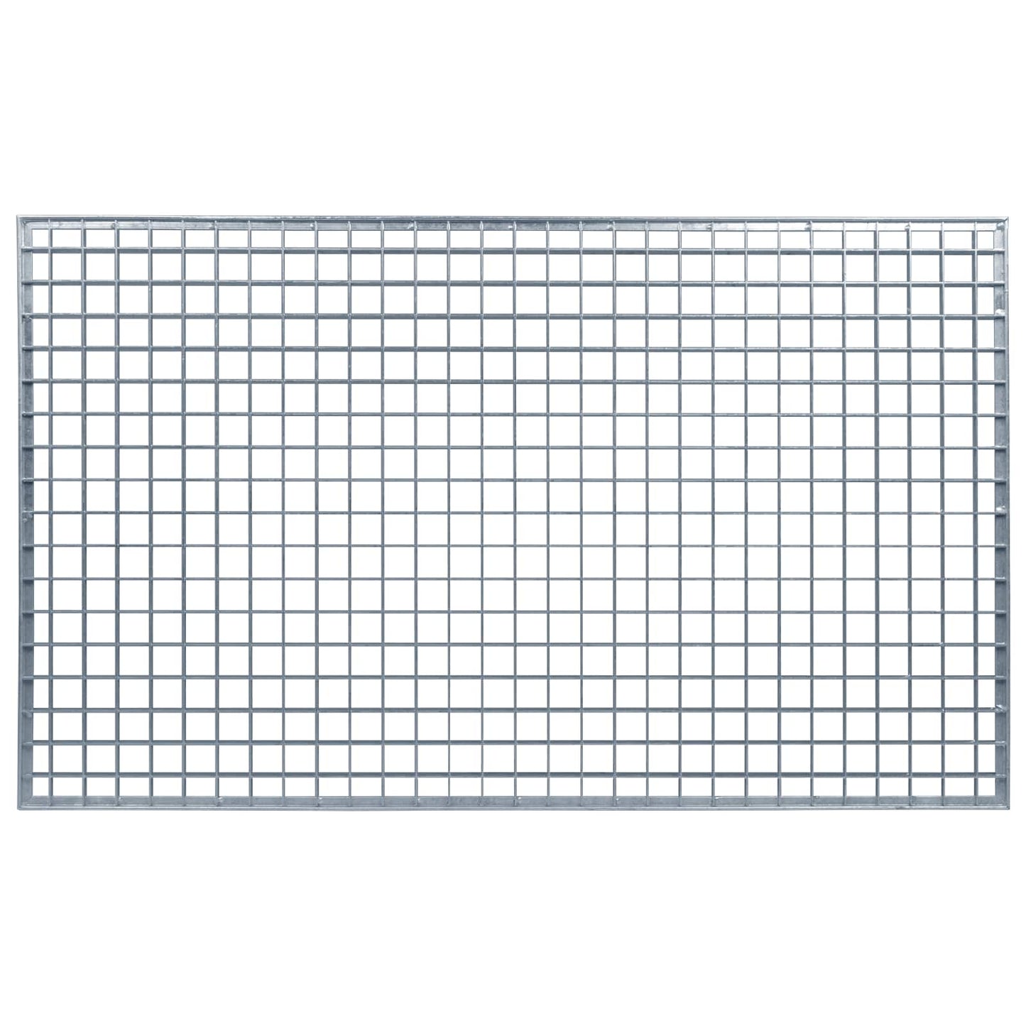 Gitter Sølv 100 x 60 x 2 cm Hot-Dip Galvaniseret Stål