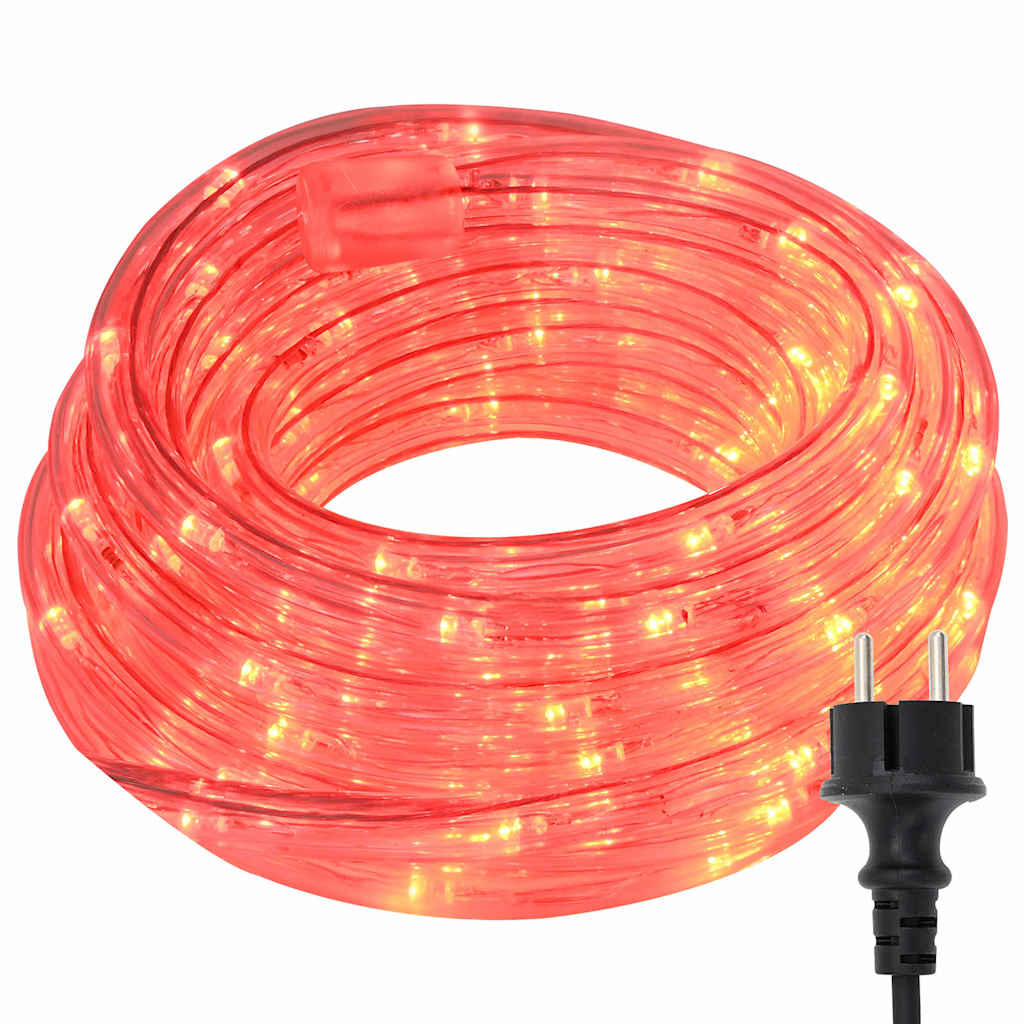 Sejllys med reblys Rød 100 m PVC