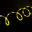Sejllys med 120 LED'er Varm hvid 5 m PVC
