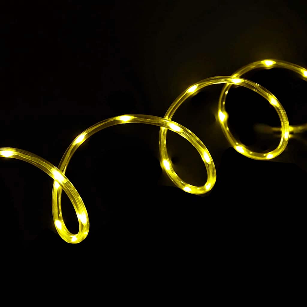 Sejllys med 120 LED'er Varm hvid 5 m PVC