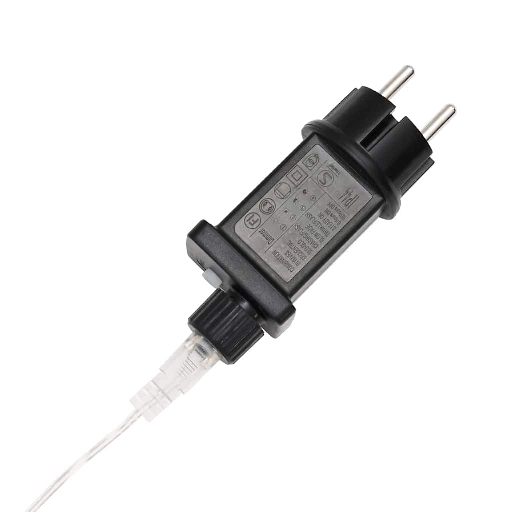 Sejllys med 1200 LED'er Flerfarvet 50 m PVC