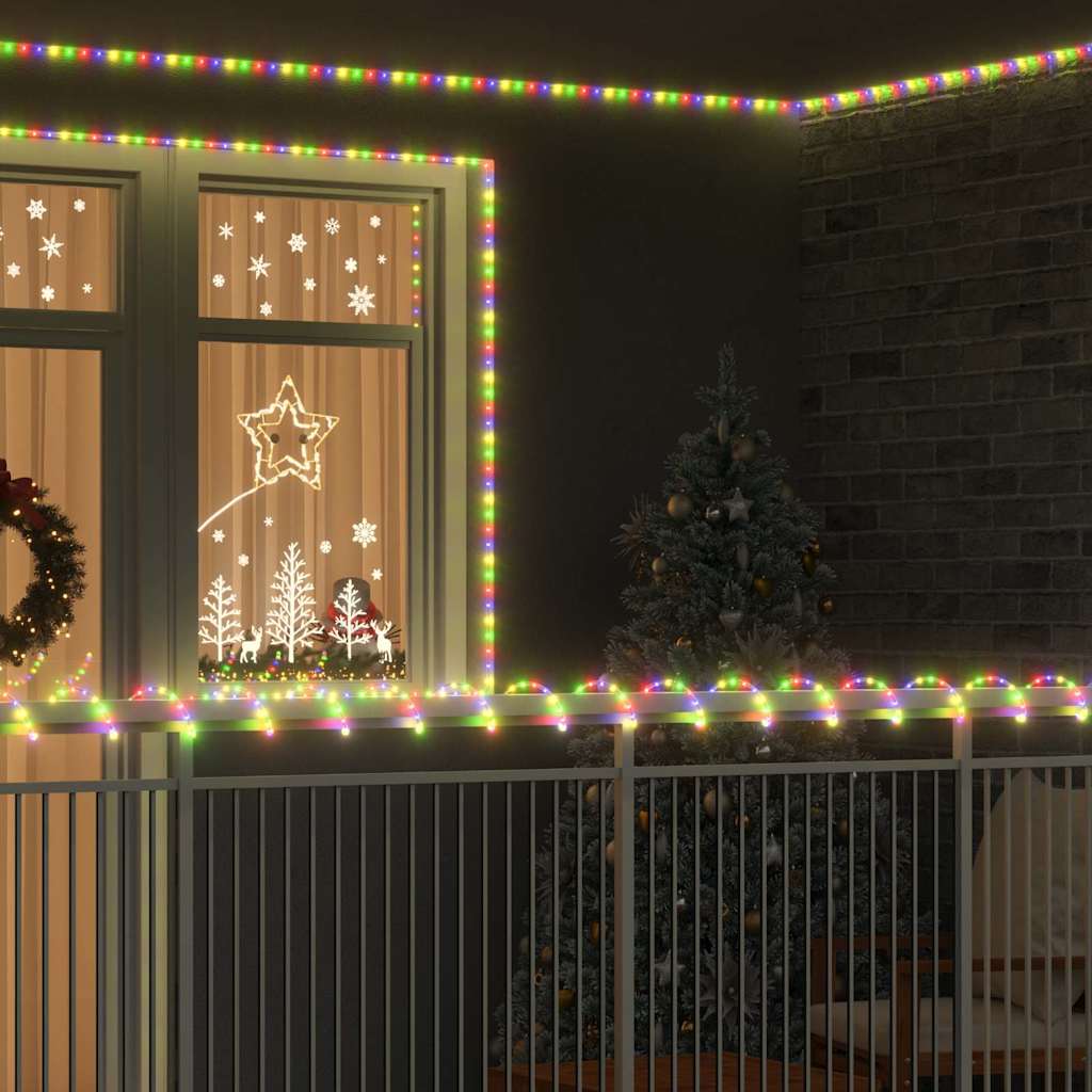Sejllys med 1200 LED'er Flerfarvet 50 m PVC