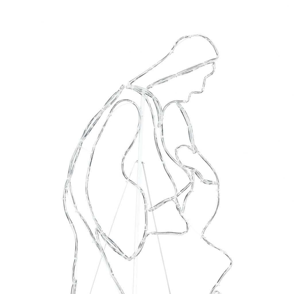Belyst Nativitetsscene Flerfarvet 112 x 71,5 cm PVC