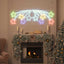 Jule Stjerne 432 LED'er Flerfarvet 182 x 58 cm PVC