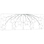 Jule Stjerne 432 LED'er Flerfarvet 182 x 58 cm PVC