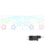 Jule Stjerne 432 LED'er Flerfarvet 182 x 58 cm PVC