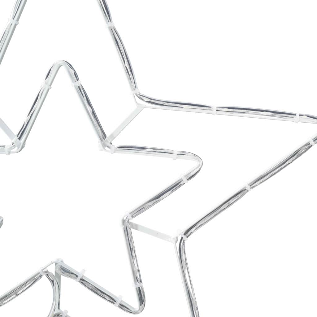 Jule Stjerne 72 LED'er Kold Hvid 51,5 x 50 x 0,65 cm Jern