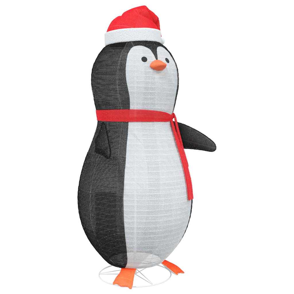 Sne Pingvin Figur med 600 LED'er Varm hvid 78 x 178 cm Stof