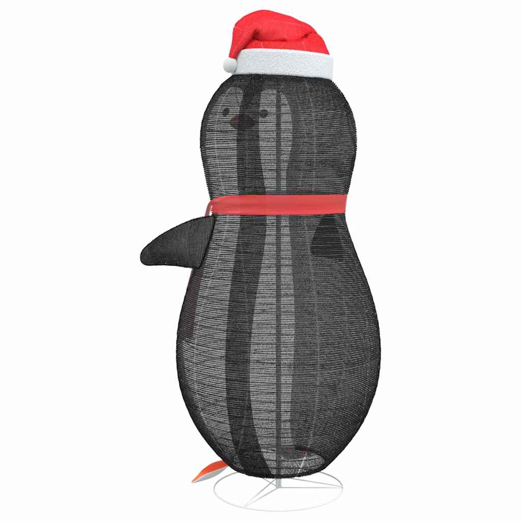 Sne Pingvin Figur med 600 LED'er Varm hvid 78 x 178 cm Stof