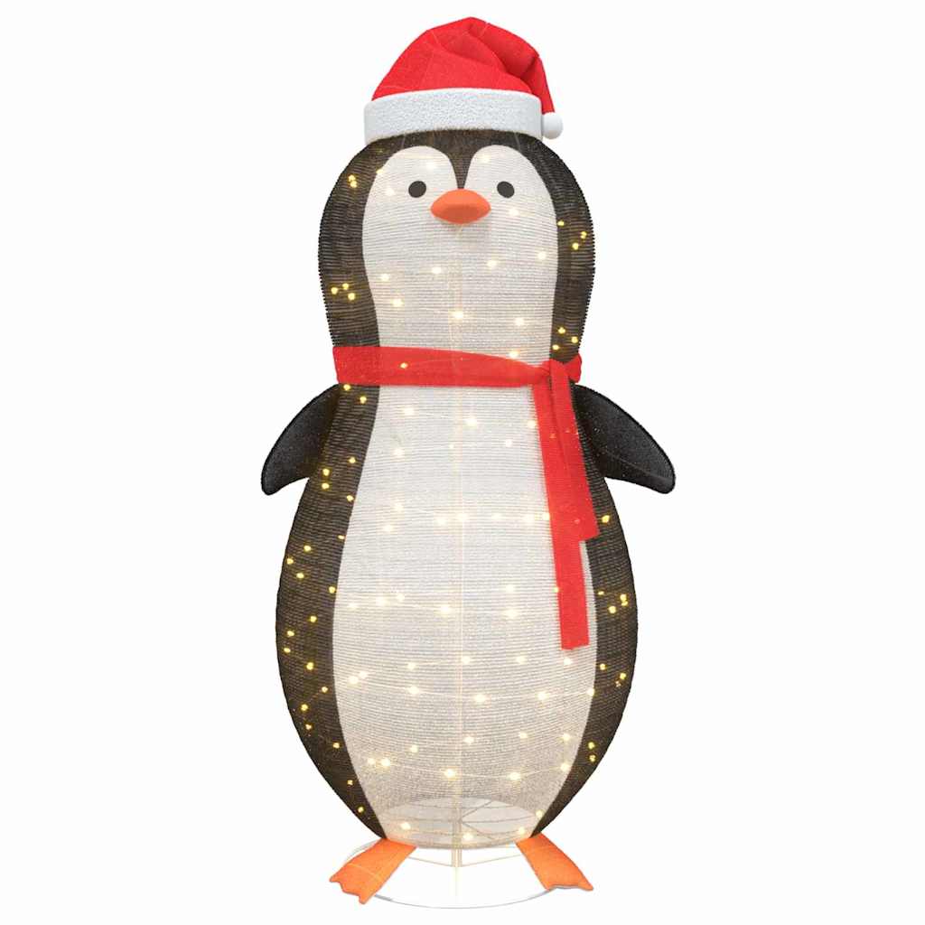 Sne Pingvin Figur med 600 LED'er Varm hvid 78 x 178 cm Stof